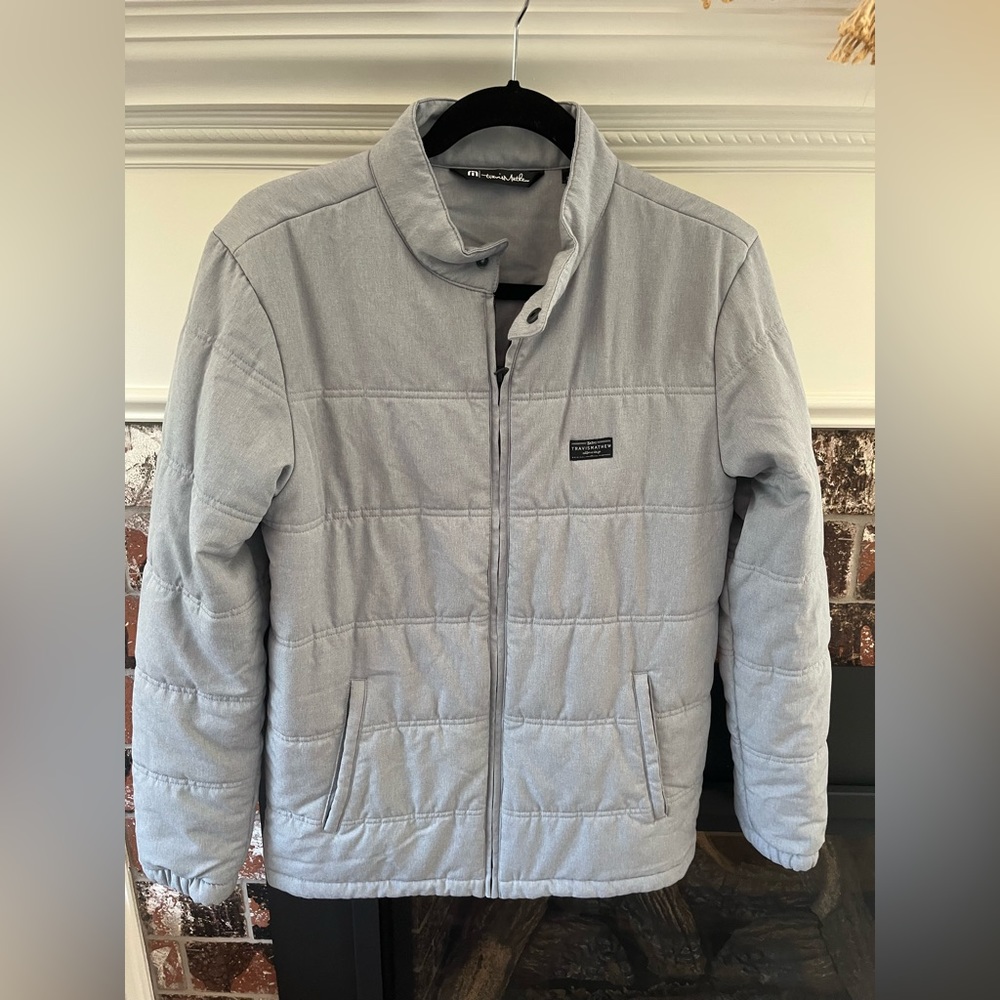 Travis Matthew Interlude Puffer Jacket Small Gray